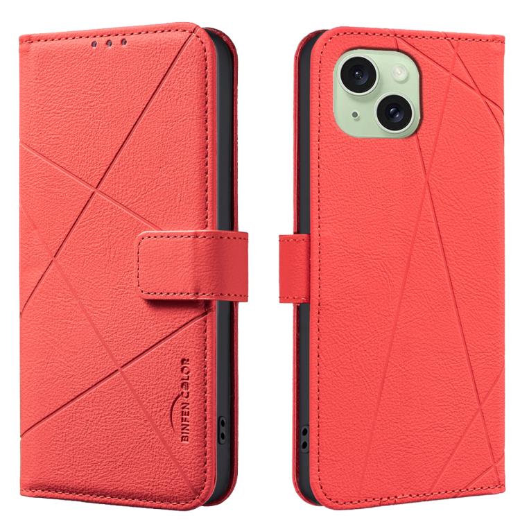 Geometric Pattern RFID Leather Phone Case, For iPhone 16, For iPhone 15 Pro Max, For iPhone 15 Pro, For iPhone 14 Plus / 15 Plus, For iPhone 15, For iPhone 13 / 14, For iPhone 14 Pro, For iPhone 14 Pro Max
