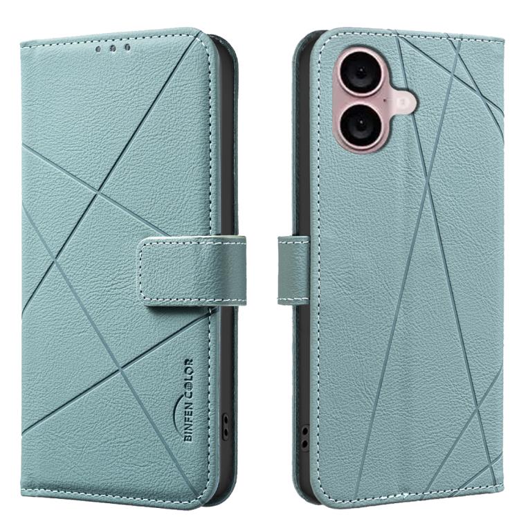 Geometric Pattern RFID Leather Phone Case, For iPhone 16, For iPhone 15 Pro Max, For iPhone 15 Pro, For iPhone 14 Plus / 15 Plus, For iPhone 15, For iPhone 13 / 14, For iPhone 14 Pro, For iPhone 14 Pro Max