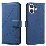 Geometric Pattern RFID Leather Phone Case, For iPhone 16e / 17e, For iPhone 17 Pro Max, For iPhone 17 Pro, For iPhone 17, For iPhone Air, For iPhone 16 Pro Max, For iPhone 16 Pro, For iPhone 16 Plus