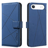 Geometric Pattern RFID Leather Phone Case, For iPhone 16e / 17e, For iPhone 17 Pro Max, For iPhone 17 Pro, For iPhone 17, For iPhone Air, For iPhone 16 Pro Max, For iPhone 16 Pro, For iPhone 16 Plus