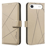 Geometric Pattern RFID Leather Phone Case, For iPhone 16e / 17e, For iPhone 17 Pro Max, For iPhone 17 Pro, For iPhone 17, For iPhone Air, For iPhone 16 Pro Max, For iPhone 16 Pro, For iPhone 16 Plus