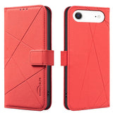 Geometric Pattern RFID Leather Phone Case, For iPhone 16e / 17e, For iPhone 17 Pro Max, For iPhone 17 Pro, For iPhone 17, For iPhone Air, For iPhone 16 Pro Max, For iPhone 16 Pro, For iPhone 16 Plus