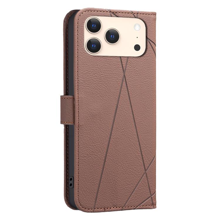Geometric Pattern RFID Leather Phone Case, For iPhone 18 Pro/17 Pro, For iPhone 18 Pro Max/17 Pro Max, For iPhone 16e / 17e, For iPhone 17, For iPhone Air, For iPhone 16 Pro Max, For iPhone 16 Pro, For iPhone 16 Plus