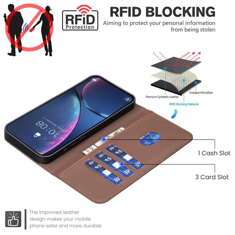 Geometric Pattern RFID Leather Phone Case, For iPhone 18 Pro/17 Pro, For iPhone 18 Pro Max/17 Pro Max, For iPhone 16e / 17e, For iPhone 17, For iPhone Air, For iPhone 16 Pro Max, For iPhone 16 Pro, For iPhone 16 Plus