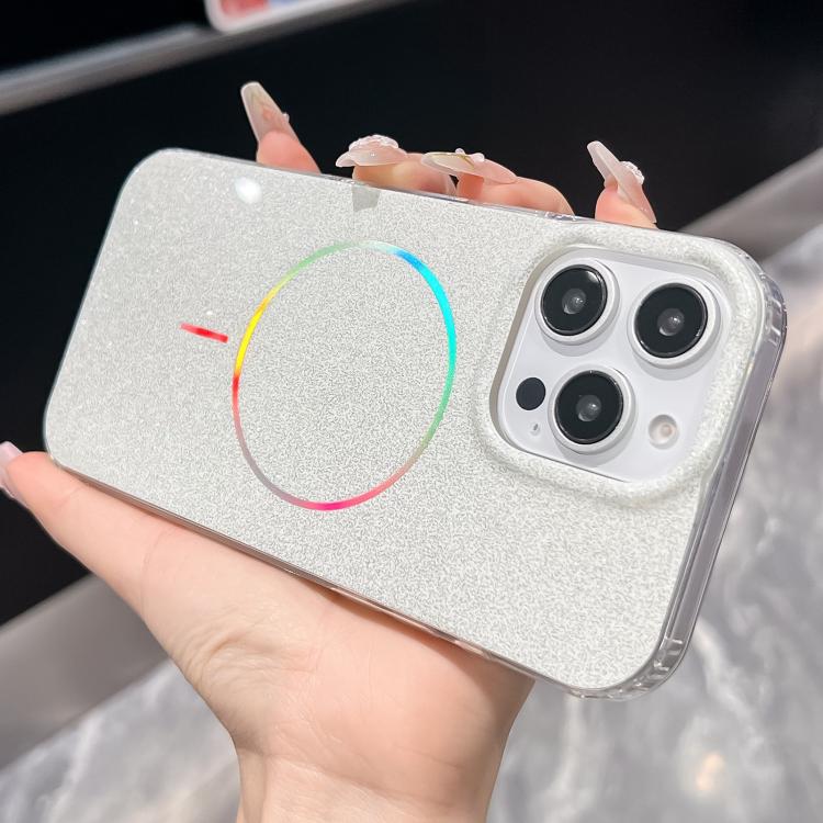 Glitter Powder Plating MagSafe IMD Full Coverage Phone Case, For iPhone 15 Pro, For iPhone 15 Plus, For iPhone 15, For iPhone 14 Pro, For iPhone 14 Pro Max, For iPhone 13 Pro Max, For iPhone 13 Pro, For iPhone 14 / 13