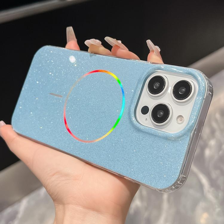 Glitter Powder Plating MagSafe IMD Full Coverage Phone Case, For iPhone 15 Pro, For iPhone 15 Plus, For iPhone 15, For iPhone 14 Pro, For iPhone 14 Pro Max, For iPhone 13 Pro Max, For iPhone 13 Pro, For iPhone 14 / 13