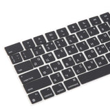 For MacBook A2442 A2485 A2779 A2780 A2991 A2992 A2918 US Small Enter Version Keycaps, Russian, Korean