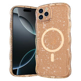 Wave Glitter MagSafe Magnetic TPU Phone Case, For iPhone 17 Pro Max, For iPhone 17 Pro, For iPhone 17, For iPhone Air, For iPhone 16 Pro Max, For iPhone 16 Pro, For iPhone 16 Plus, For iPhone 16