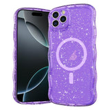 Wave Glitter MagSafe Magnetic TPU Phone Case, For iPhone 17 Pro Max, For iPhone 17 Pro, For iPhone 17, For iPhone Air, For iPhone 16 Pro Max, For iPhone 16 Pro, For iPhone 16 Plus, For iPhone 16