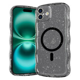 Wave Glitter MagSafe Magnetic TPU Phone Case, For iPhone 17 Pro Max, For iPhone 17 Pro, For iPhone 17, For iPhone Air, For iPhone 16 Pro Max, For iPhone 16 Pro, For iPhone 16 Plus, For iPhone 16