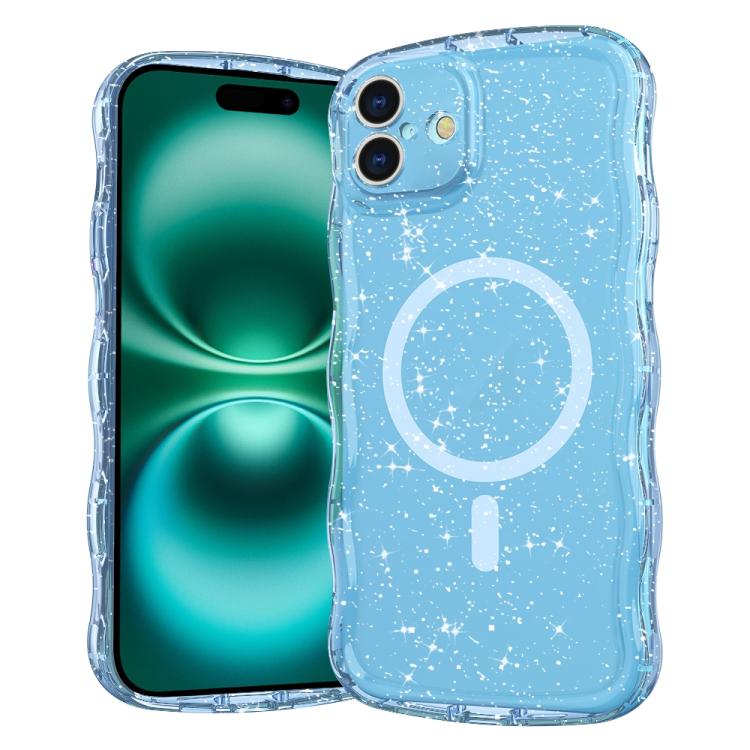 Wave Glitter MagSafe Magnetic TPU Phone Case, For iPhone 17 Pro Max, For iPhone 17 Pro, For iPhone 17, For iPhone Air, For iPhone 16 Pro Max, For iPhone 16 Pro, For iPhone 16 Plus, For iPhone 16