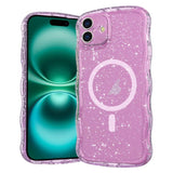 Wave Glitter MagSafe Magnetic TPU Phone Case, For iPhone 17 Pro Max, For iPhone 17 Pro, For iPhone 17, For iPhone Air, For iPhone 16 Pro Max, For iPhone 16 Pro, For iPhone 16 Plus, For iPhone 16