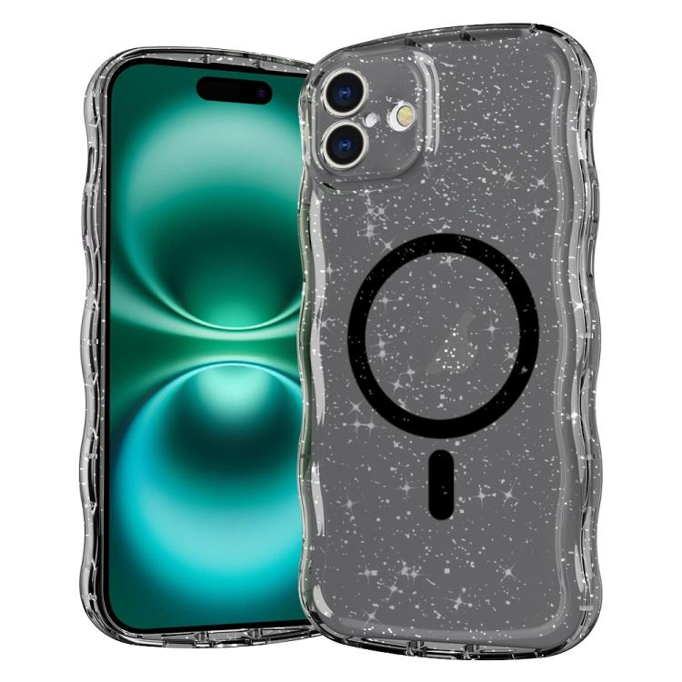 Wave Glitter MagSafe Magnetic TPU Phone Case, For iPhone 17 Pro Max, For iPhone 17 Pro, For iPhone 17, For iPhone Air, For iPhone 16 Pro Max, For iPhone 16 Pro, For iPhone 16 Plus, For iPhone 16