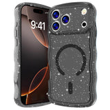 Wave Glitter MagSafe Magnetic TPU Phone Case, For iPhone 17 Pro Max, For iPhone 17 Pro, For iPhone 17, For iPhone Air, For iPhone 16 Pro Max, For iPhone 16 Pro, For iPhone 16 Plus, For iPhone 16