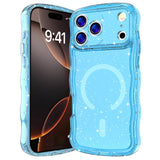 Wave Glitter MagSafe Magnetic TPU Phone Case, For iPhone 17 Pro Max, For iPhone 17 Pro, For iPhone 17, For iPhone Air, For iPhone 16 Pro Max, For iPhone 16 Pro, For iPhone 16 Plus, For iPhone 16