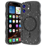 Wave Glitter MagSafe Magnetic TPU Phone Case, For iPhone 17 Pro Max, For iPhone 17 Pro, For iPhone 17, For iPhone Air, For iPhone 16 Pro Max, For iPhone 16 Pro, For iPhone 16 Plus, For iPhone 16