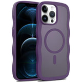 Skin Feel Wave Texture MagSafe Phone Case, For iPhone 12 Pro Max, For iPhone 12 Pro