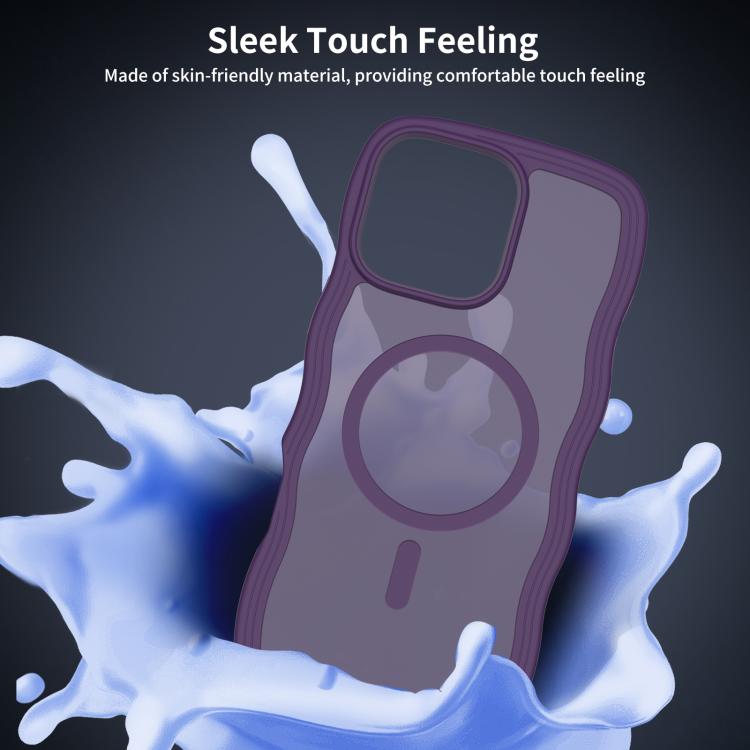 Skin Feel Wave Texture MagSafe Phone Case, For iPhone 12 Pro Max, For iPhone 12 Pro