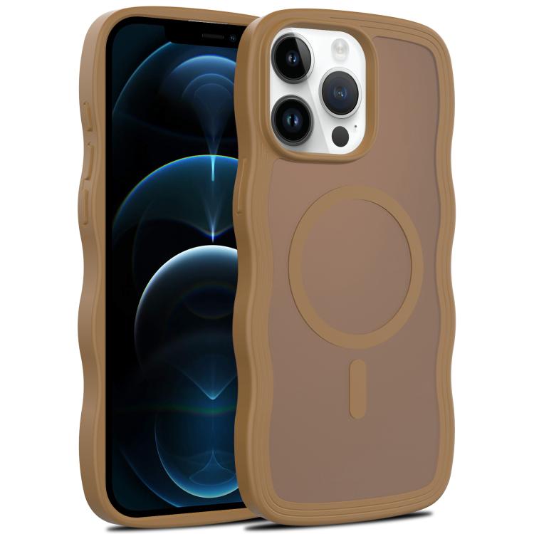 Skin Feel Wave Texture MagSafe Phone Case, For iPhone 12 Pro Max, For iPhone 12 Pro