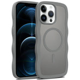 Skin Feel Wave Texture MagSafe Phone Case, For iPhone 12 Pro Max, For iPhone 12 Pro