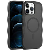Skin Feel Wave Texture MagSafe Phone Case, For iPhone 12 Pro Max, For iPhone 12 Pro