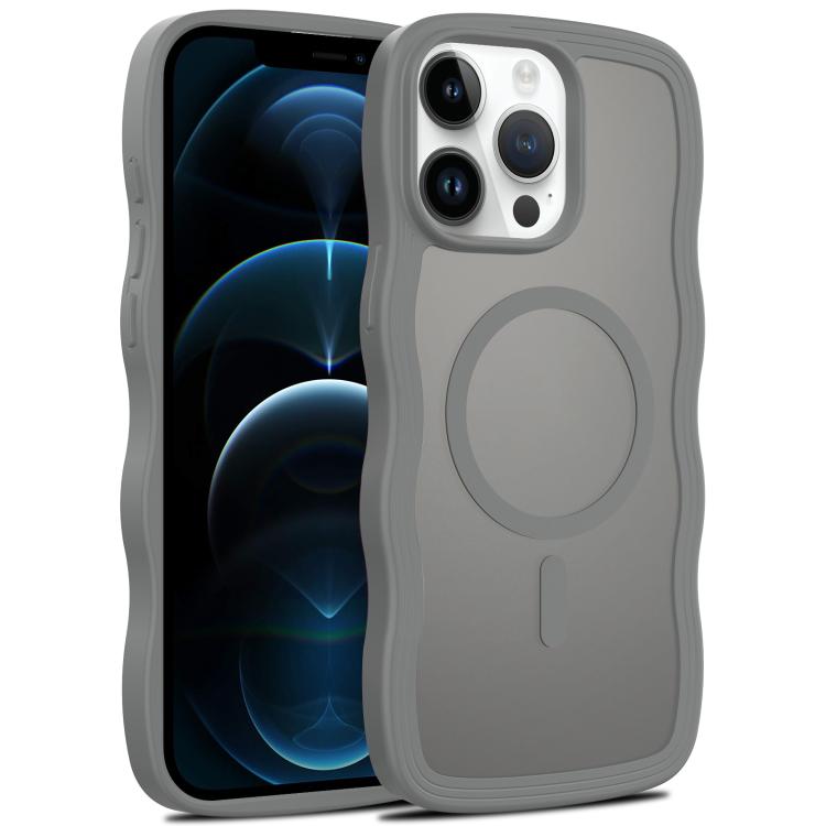 Skin Feel Wave Texture MagSafe Phone Case, For iPhone 12 Pro Max, For iPhone 12 Pro