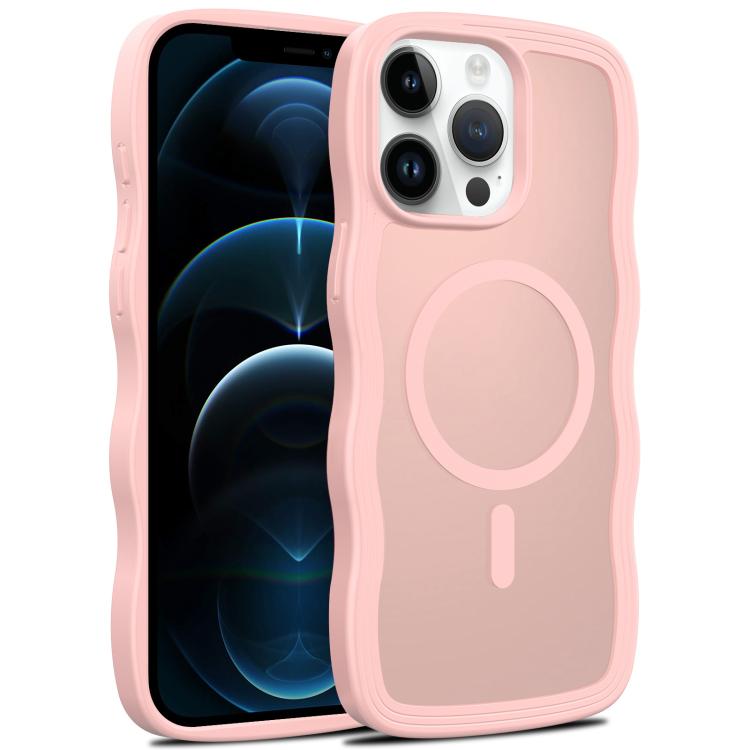 Skin Feel Wave Texture MagSafe Phone Case, For iPhone 12 Pro Max, For iPhone 12 Pro