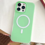 Skin Feel MagSafe Magnetic PC Hybrid TPU Phone Case, For iPhone 16 Pro Max, For iPhone 16 Pro, For iPhone 16, For iPhone 15 Pro Max
