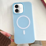 Skin Feel MagSafe Magnetic PC Hybrid TPU Phone Case, For iPhone 16 Pro Max, For iPhone 16 Pro, For iPhone 16, For iPhone 15 Pro Max