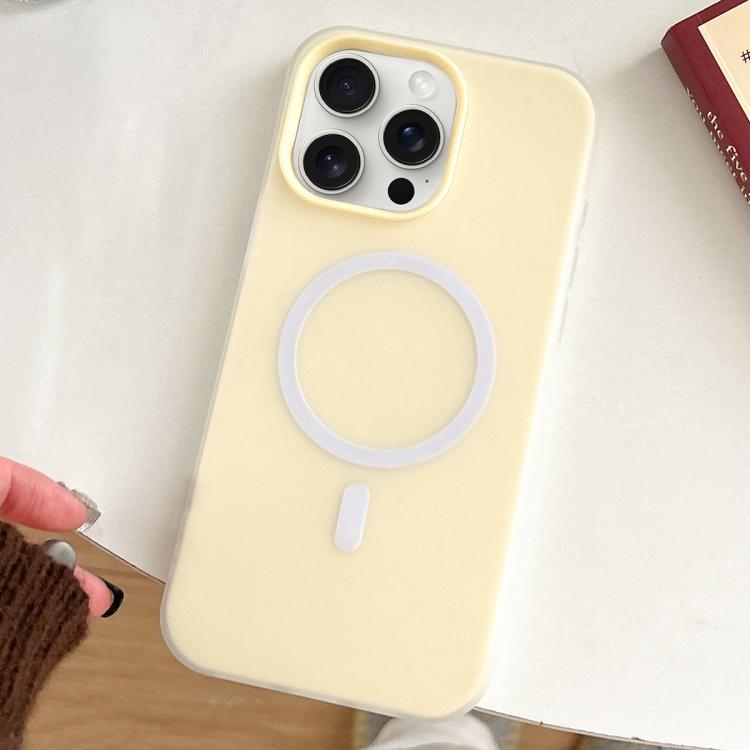 Skin Feel MagSafe Magnetic PC Hybrid TPU Phone Case, For iPhone 15 Pro, For iPhone 15 Plus, For iPhone 15, For iPhone 14 Plus