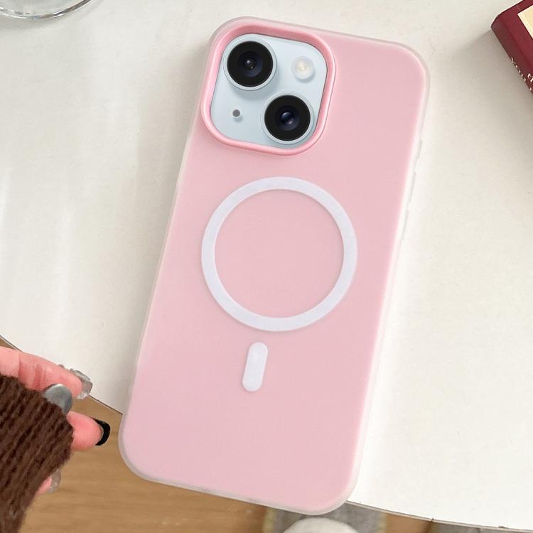 Skin Feel MagSafe Magnetic PC Hybrid TPU Phone Case, For iPhone 15 Pro, For iPhone 15 Plus, For iPhone 15, For iPhone 14 Plus