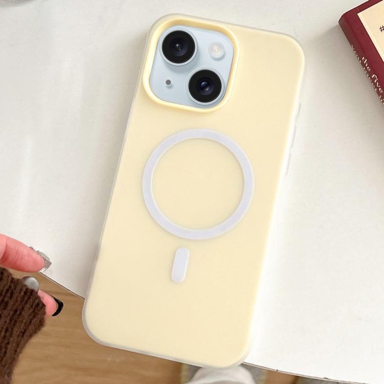 Skin Feel MagSafe Magnetic PC Hybrid TPU Phone Case, For iPhone 15 Pro, For iPhone 15 Plus, For iPhone 15, For iPhone 14 Plus