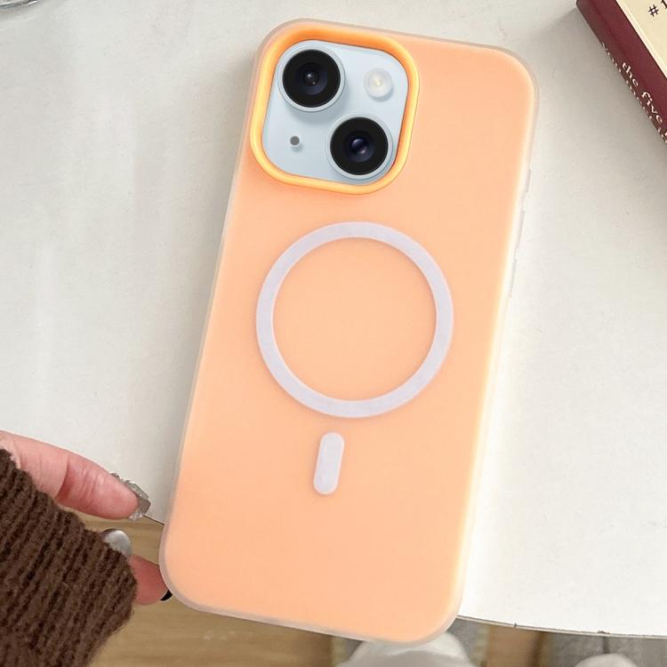 Skin Feel MagSafe Magnetic PC Hybrid TPU Phone Case, For iPhone 15 Pro, For iPhone 15 Plus, For iPhone 15, For iPhone 14 Plus