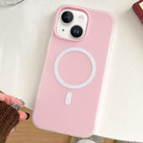 Skin Feel MagSafe Magnetic PC Hybrid TPU Phone Case, For iPhone 15 Pro, For iPhone 15 Plus, For iPhone 15, For iPhone 14 Plus