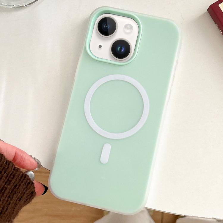 Skin Feel MagSafe Magnetic PC Hybrid TPU Phone Case, For iPhone 15 Pro, For iPhone 15 Plus, For iPhone 15, For iPhone 14 Plus
