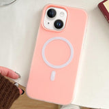 Skin Feel MagSafe Magnetic PC Hybrid TPU Phone Case, For iPhone 15 Pro, For iPhone 15 Plus, For iPhone 15, For iPhone 14 Plus