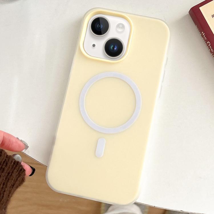 Skin Feel MagSafe Magnetic PC Hybrid TPU Phone Case, For iPhone 15 Pro, For iPhone 15 Plus, For iPhone 15, For iPhone 14 Plus
