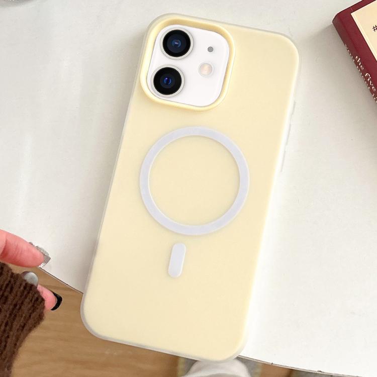 Skin Feel MagSafe Magnetic PC Hybrid TPU Phone Case, For iPhone 13 Pro, For iPhone 13, For iPhone 12, For iPhone 12 Pro Max
