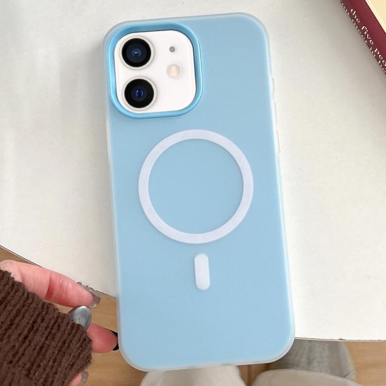 Skin Feel MagSafe Magnetic PC Hybrid TPU Phone Case, For iPhone 13 Pro, For iPhone 13, For iPhone 12, For iPhone 12 Pro Max