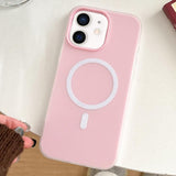 Skin Feel MagSafe Magnetic PC Hybrid TPU Phone Case, For iPhone 12 Pro, For iPhone 11
