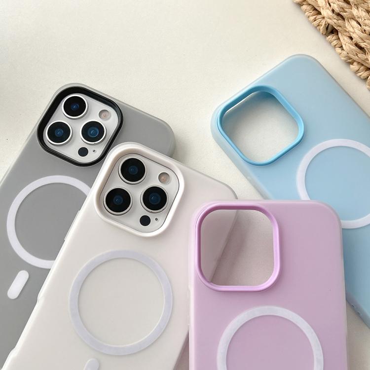 Skin Feel MagSafe Magnetic PC Hybrid TPU Phone Case, For iPhone 13 Pro, For iPhone 13, For iPhone 12, For iPhone 12 Pro Max