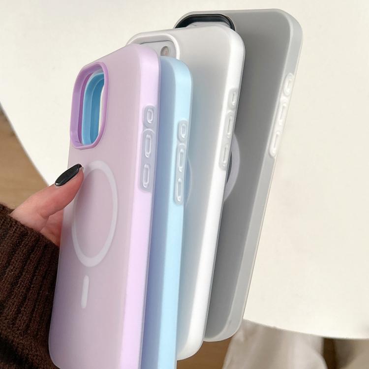 Skin Feel MagSafe Magnetic PC Hybrid TPU Phone Case, For iPhone 16 Pro Max, For iPhone 16 Pro, For iPhone 16, For iPhone 15 Pro Max