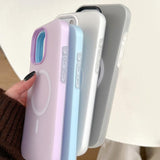 Skin Feel MagSafe Magnetic PC Hybrid TPU Phone Case, For iPhone 15 Pro, For iPhone 15 Plus, For iPhone 15, For iPhone 14 Plus