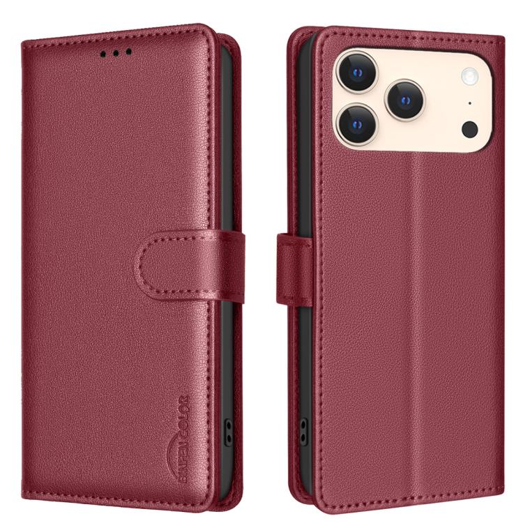 Litchi Texture RFID Anti-theft Leather Phone Case, For iPhone 18 Pro/17 Pro, For iPhone 18 Pro Max/17 Pro Max, For iPhone 17, For iPhone 17 Air