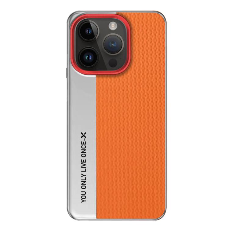 Camera Design Diamond Texture Leather PC Phone Case, For iPhone 14 Pro Max
