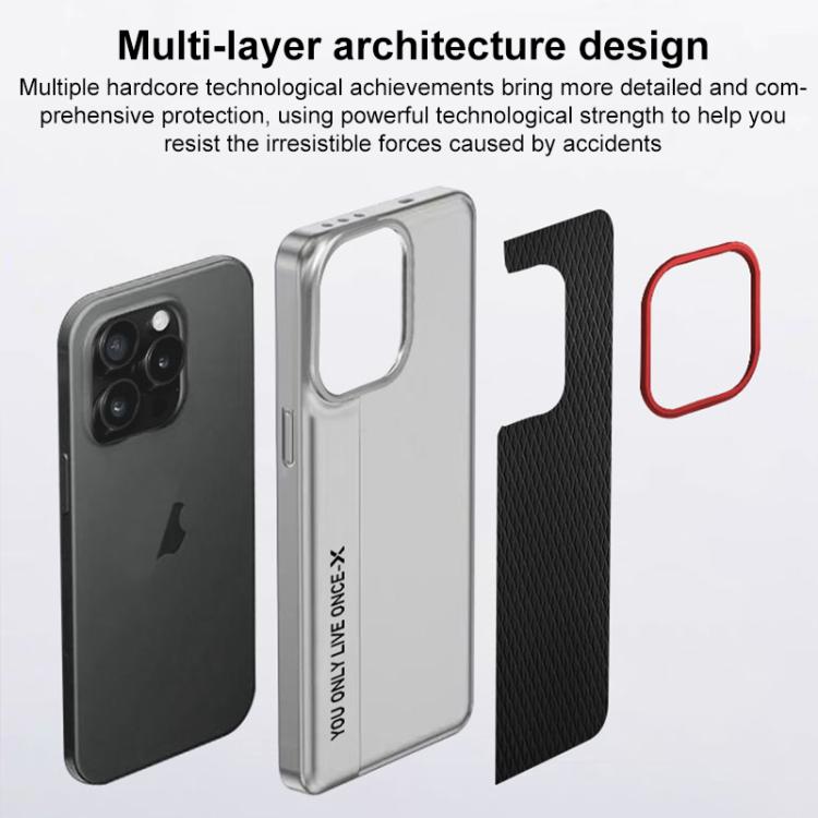 Camera Design Diamond Texture Leather PC Phone Case, For iPhone 14 Pro Max