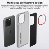Camera Design Diamond Texture Leather PC Phone Case, For iPhone 14 Pro Max