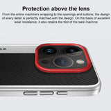 Camera Design Diamond Texture Leather PC Phone Case, For iPhone 14 Pro Max