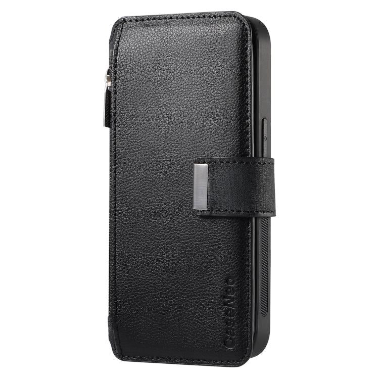 CaseNeo MagSafe RFID Anti-theft Zipper Wallet Retro Leather Phone Case, For iPhone 16, For iPhone 15 Pro Max, For iPhone 15 Pro, For iPhone 15 Plus, For iPhone 15, For iPhone 14