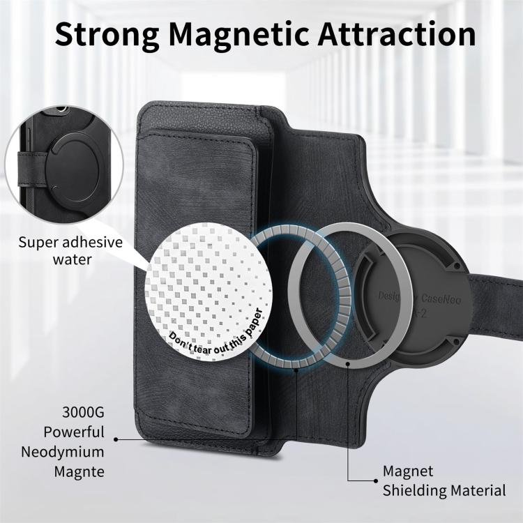 CaseNeo MagSafe RFID Anti-theft Zipper Wallet Retro Leather Phone Case, For iPhone 16, For iPhone 15 Pro Max, For iPhone 15 Pro, For iPhone 15 Plus, For iPhone 15, For iPhone 14